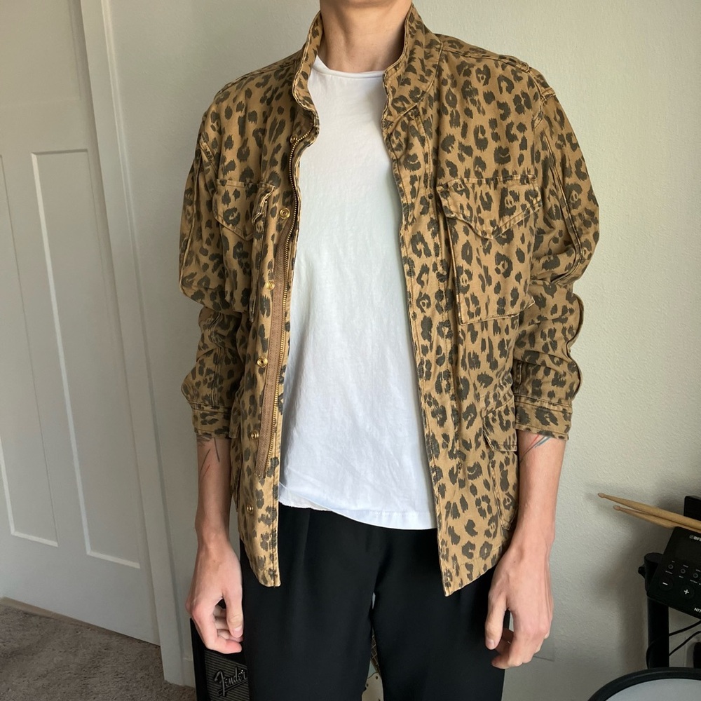 FRAME cheetah utility cargo jacket